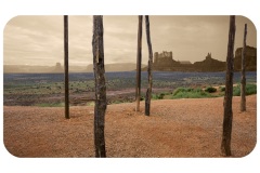 Six Uprights at Monument Valley